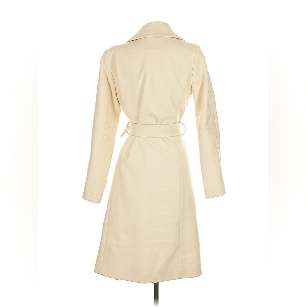 Lauren Ralph Lauren Wool and Cashmere Elegant Cream Trench Coat - Picture 2 of 2